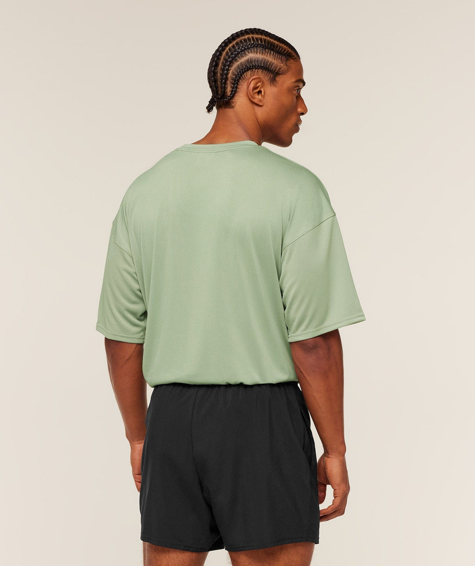Gymshark Arrival Oversized T-Shirt Gs Haze Green