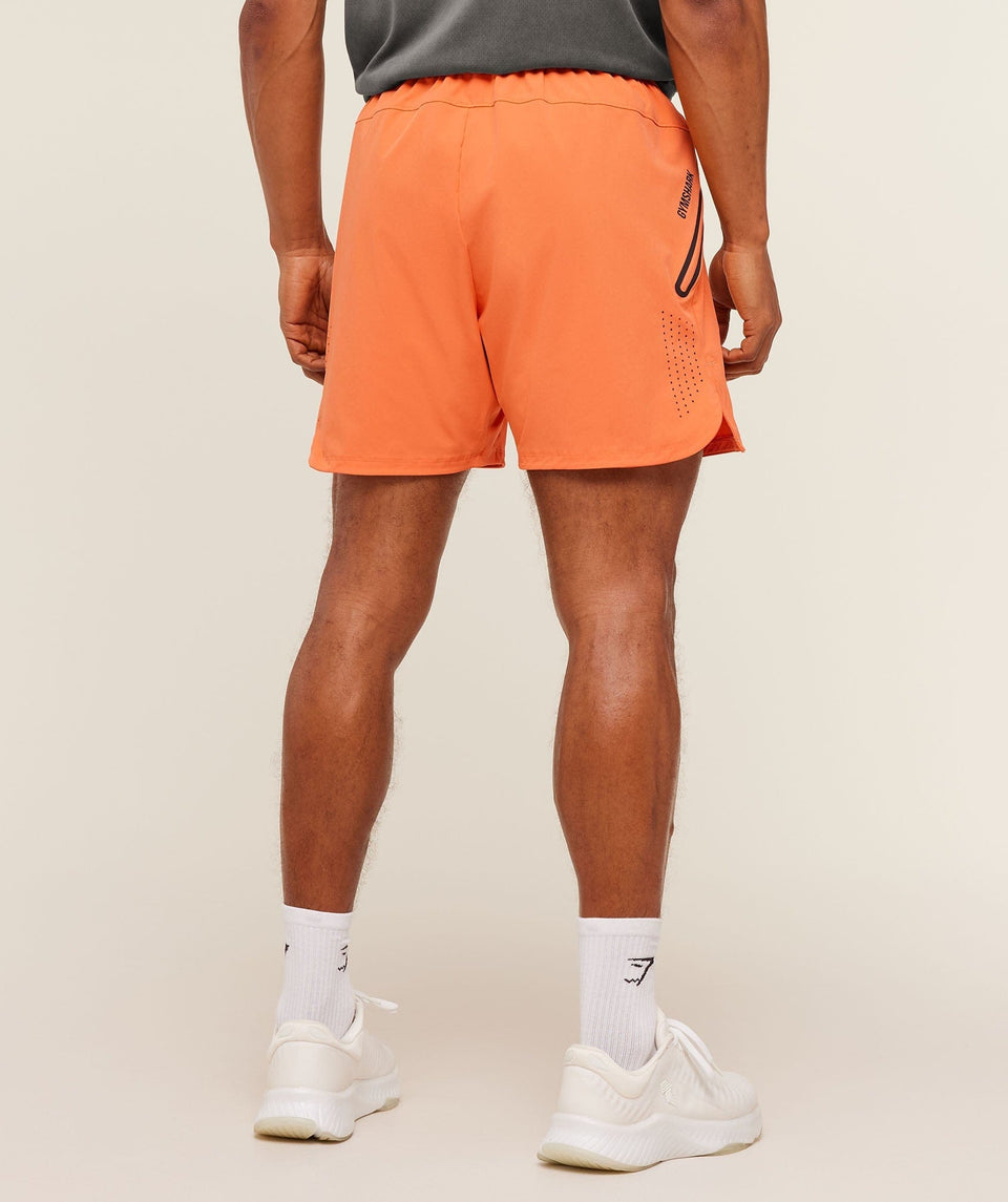 Gymshark Sport Hybrid 6" Shorts Dayglow Peach