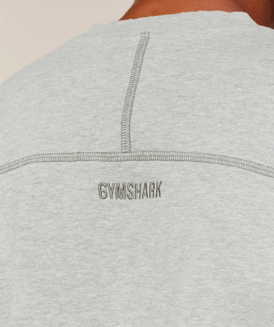 Gymshark Re-Rack Crew Neck Pullover Bros Soft Grey Marl