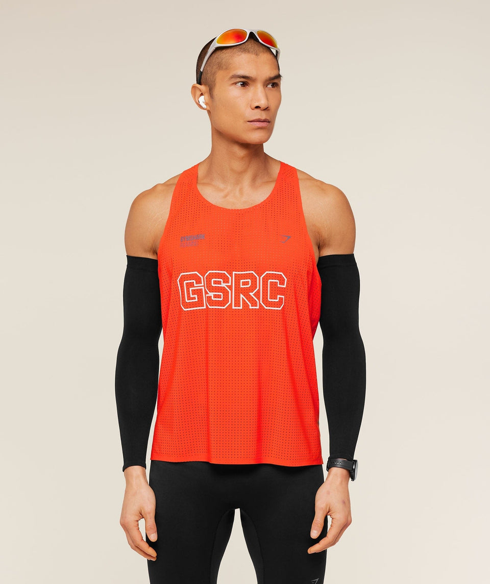 Gymshark Running Elite Race Vest Electric Orange