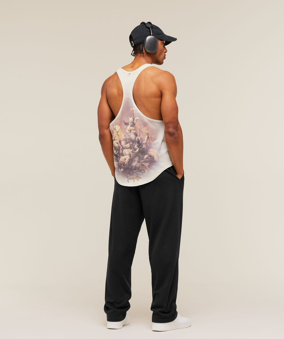 Gymshark Gymshark X Frazetta Power Stringer Tinted White