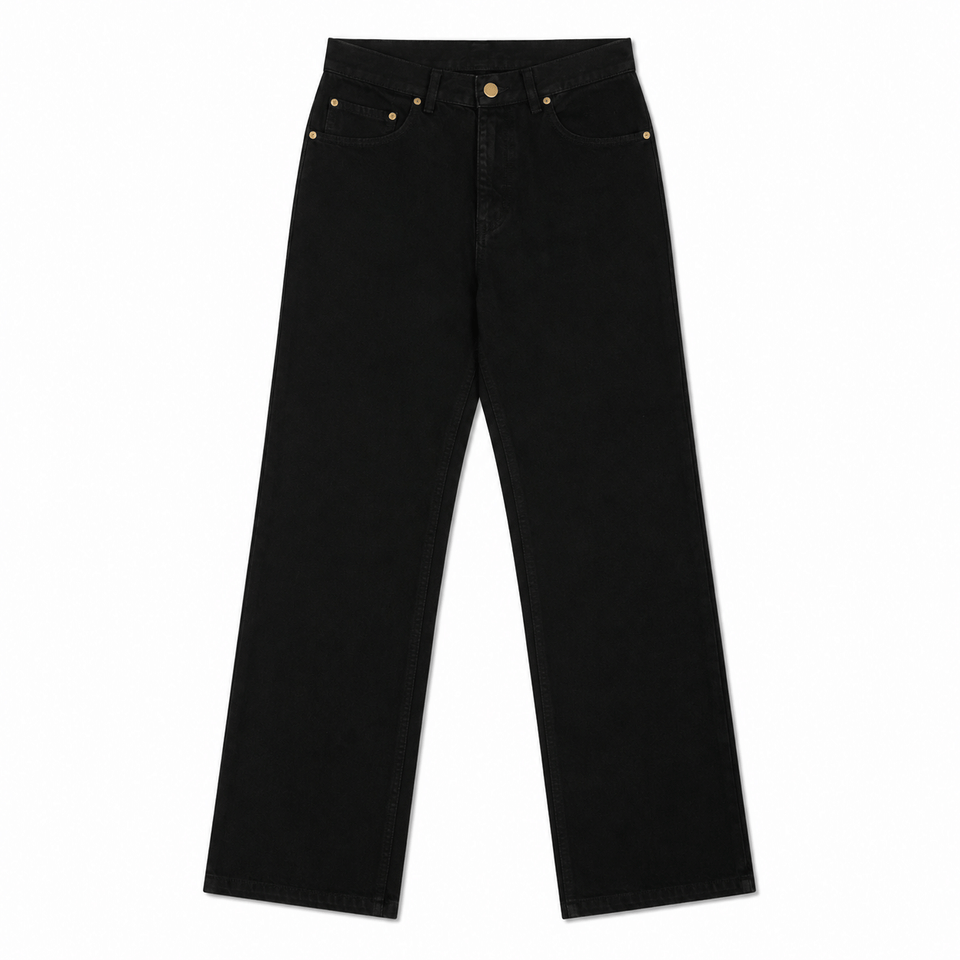 CLASSIC BLACK DENIM WOMEN'S JEANS
