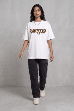 GRENADE WHITE WOMEN’S OVERSIZED T-SHIRT