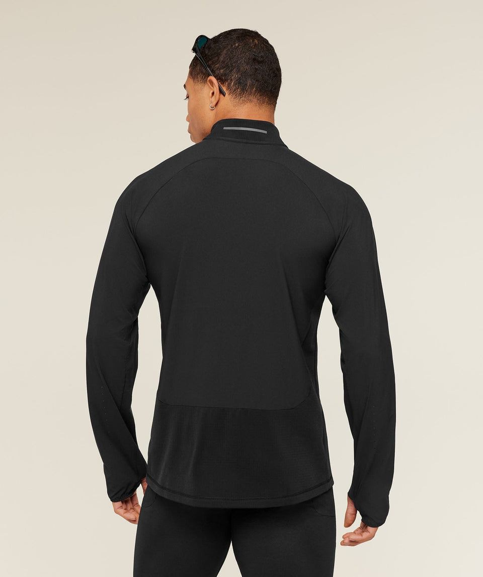 Gymshark Running Elite 1/4 Zip Black