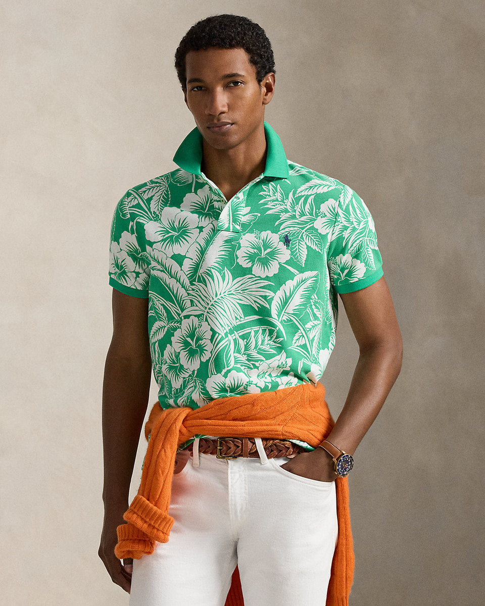 Ralph Lauren Classic Fit Tropical Mesh Polo Shirt