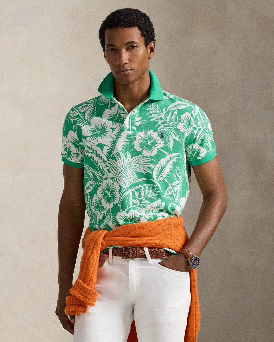 Ralph Lauren Classic Fit Tropical Mesh Polo Shirt