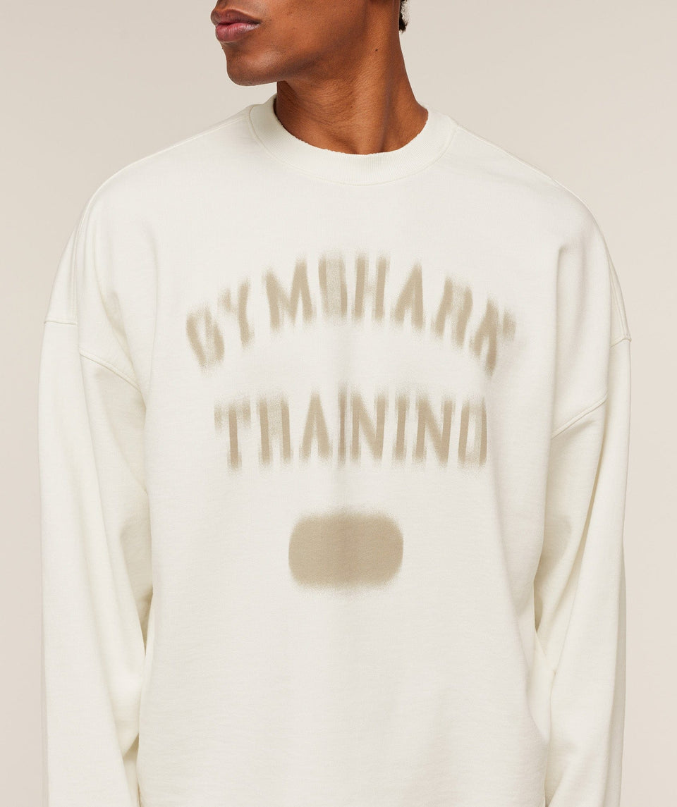 Gymshark Re-Rack Crew Neck Pullover Gs Soft White