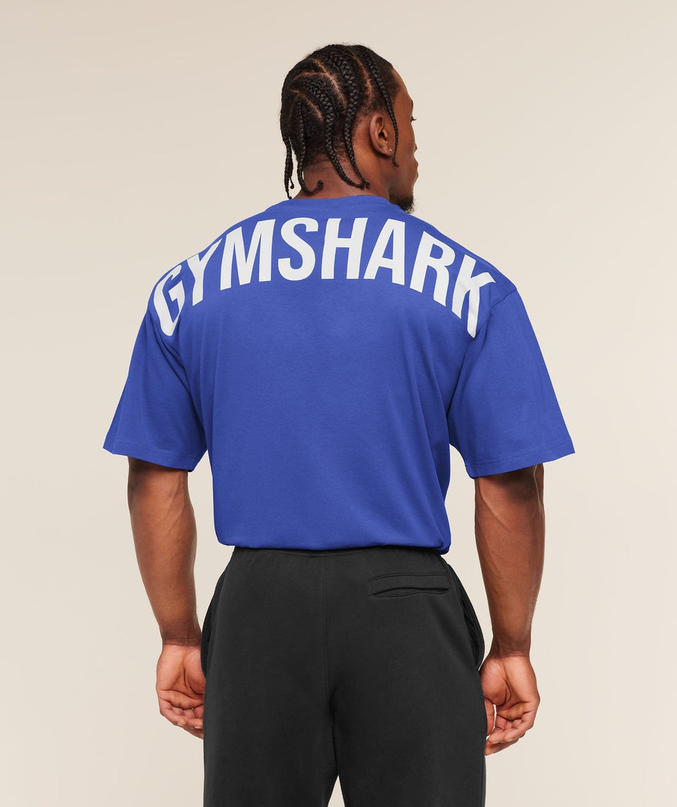 Gymshark Power T-Shirt Force Blue