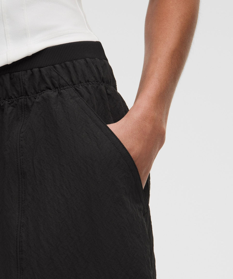 Lululemon Crinkle Nylon Mid-Rise Barrel-Leg Pant