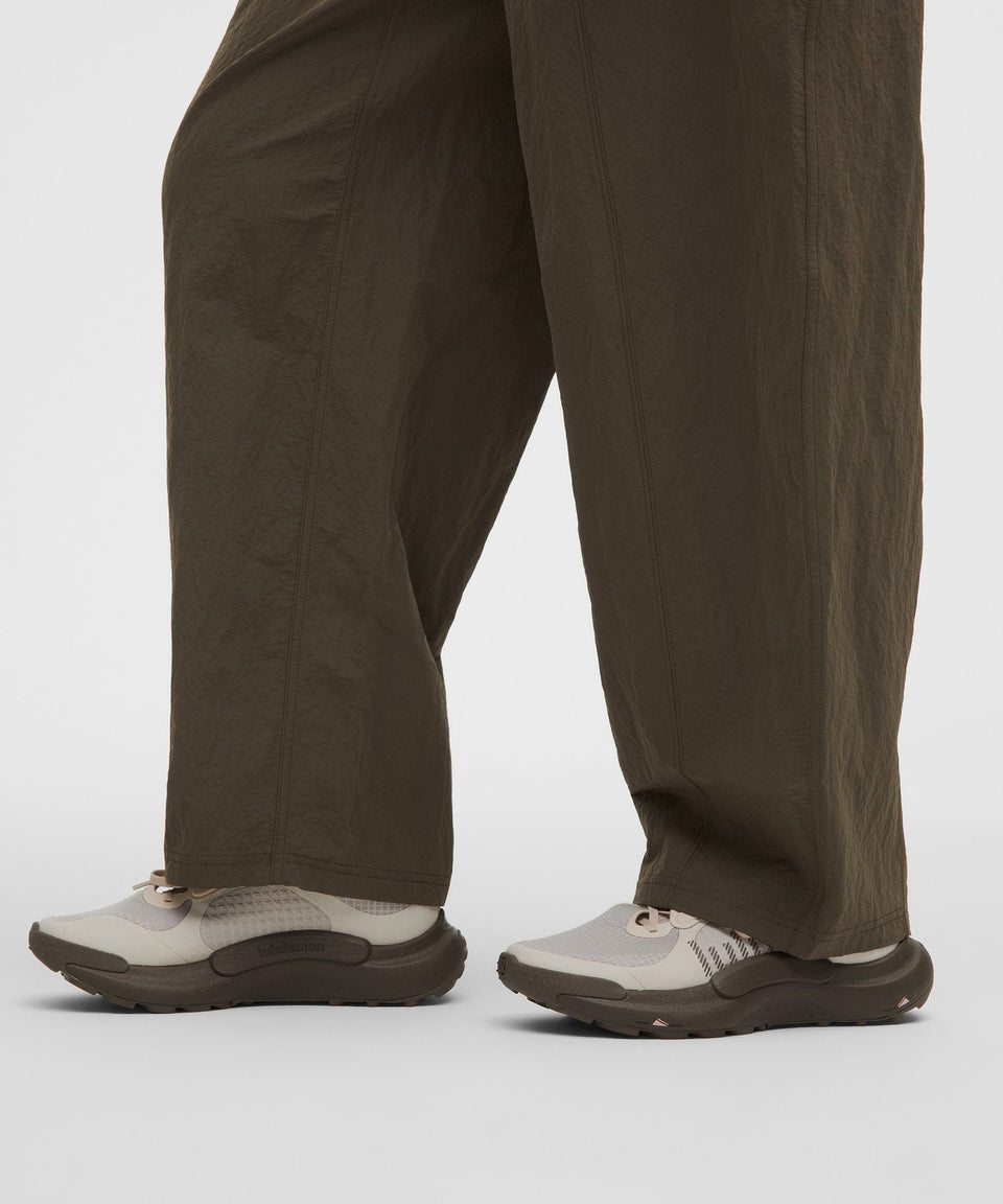 Lululemon Crinkle Nylon Mid-Rise Barrel-Leg Pant