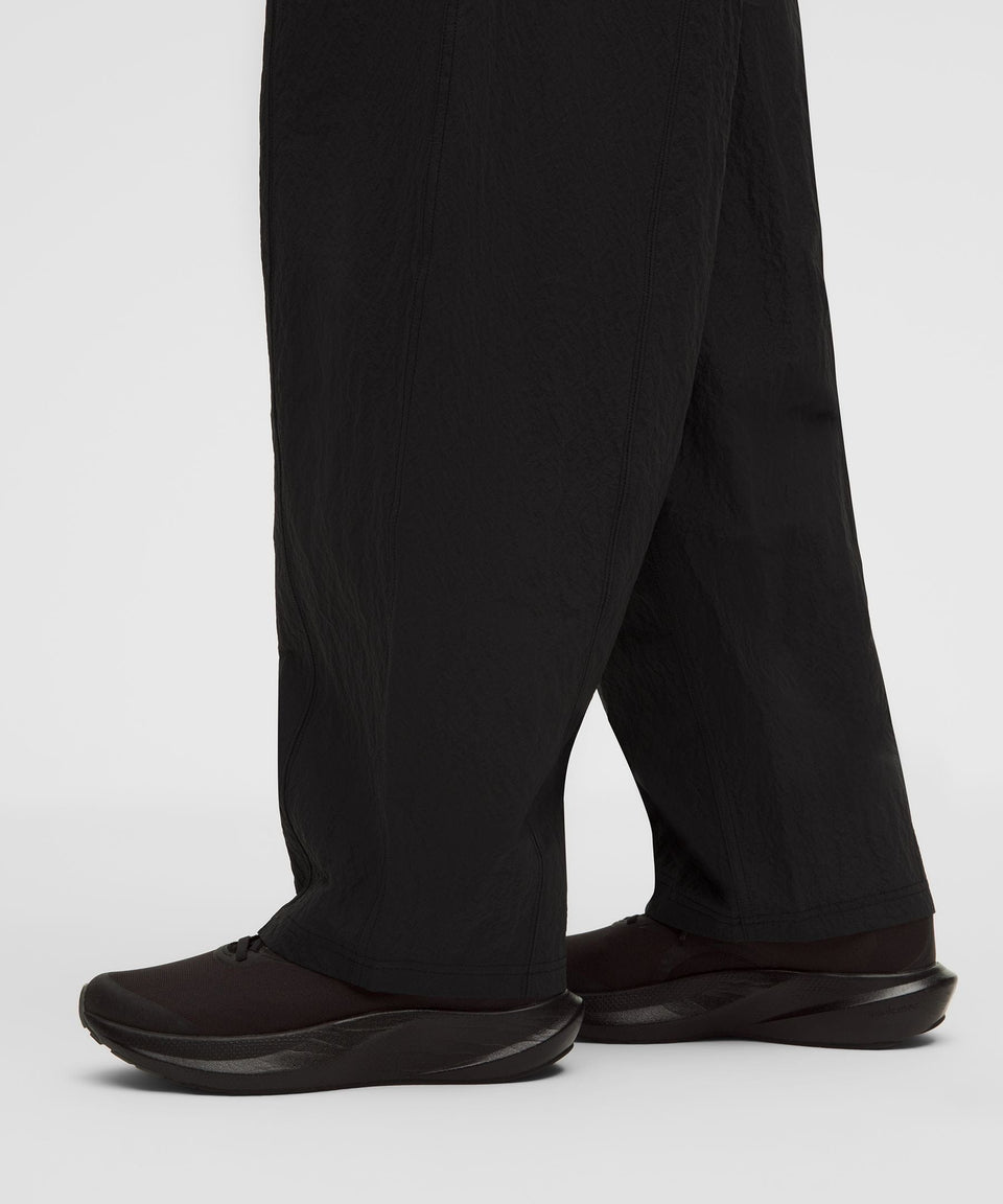 Lululemon Crinkle Nylon Mid-Rise Barrel-Leg Pant