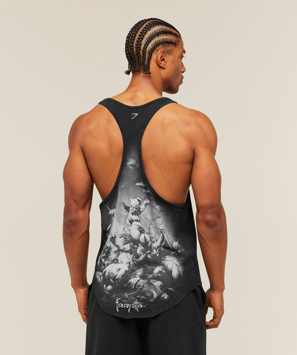 Gymshark Gymshark X Frazetta Power Stringer Tinted White
