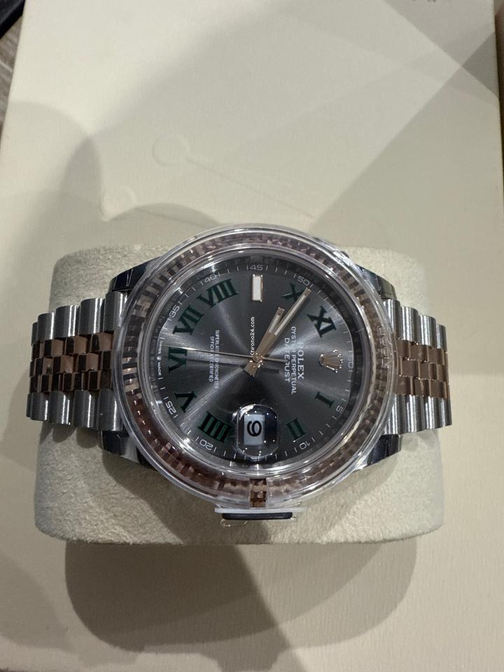 Rolex | Datejust | 126331 | Steel | 41 mm | Rose gold | Black | Automatic