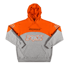 Supreme x Fox Racing Hoodie Grey