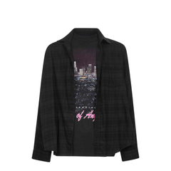 Layered Shirt in Black