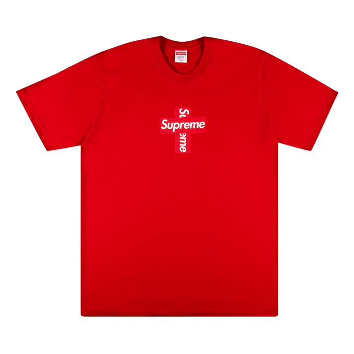 Supreme Cross Box Logo T-Shirt Red
