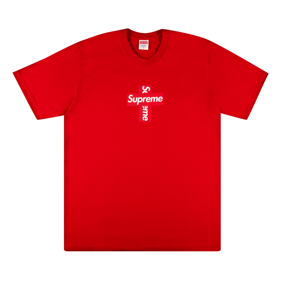 Supreme Cross Box Logo T-Shirt Red