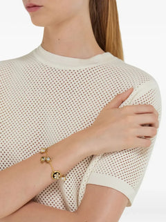 flower-charm bracelet