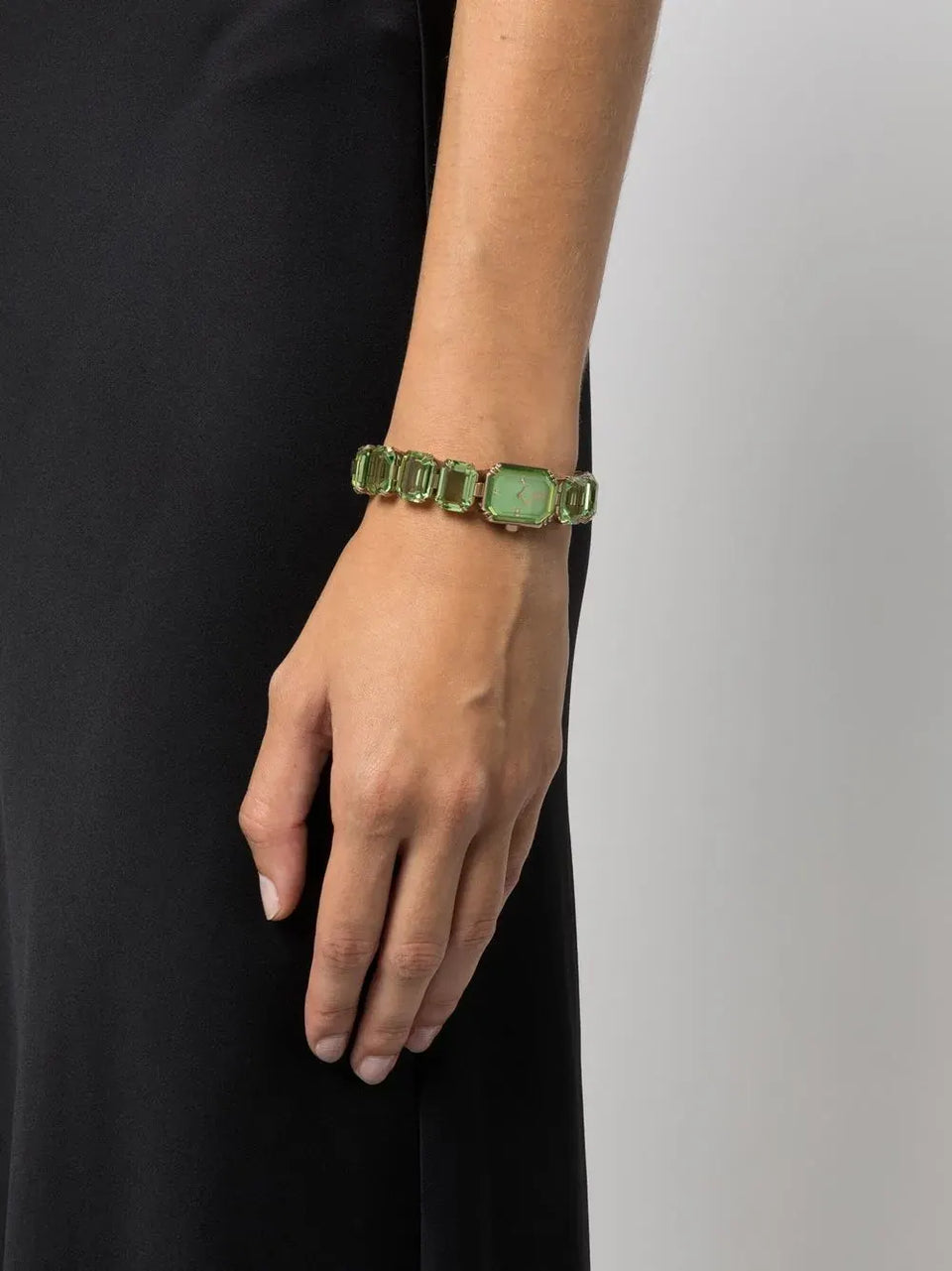 Octagon cut bracelet watch