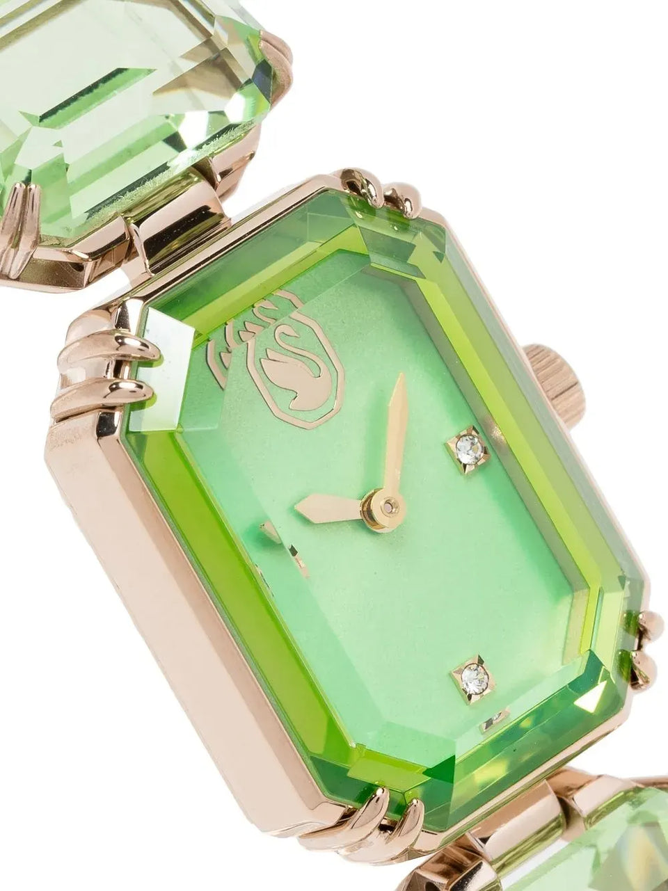 Octagon cut bracelet watch