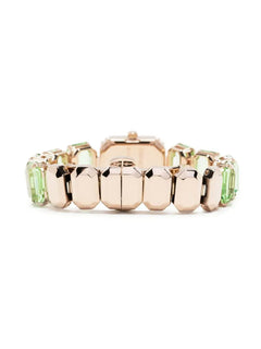 Octagon cut bracelet watch