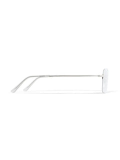 Invisible rectangle-frame sunglasses