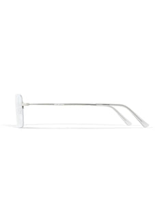 Invisible rectangle-frame sunglasses