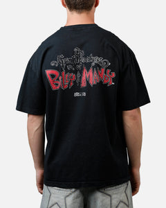 73studio x Cartoon Network Bill & Mandy Grail Vintage T - Shirt Black Acidwash