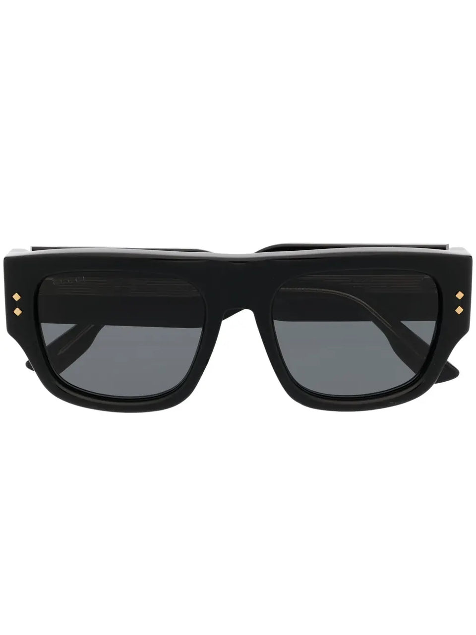 stud square-frame sunglasses