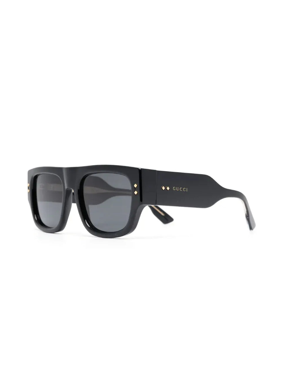 stud square-frame sunglasses