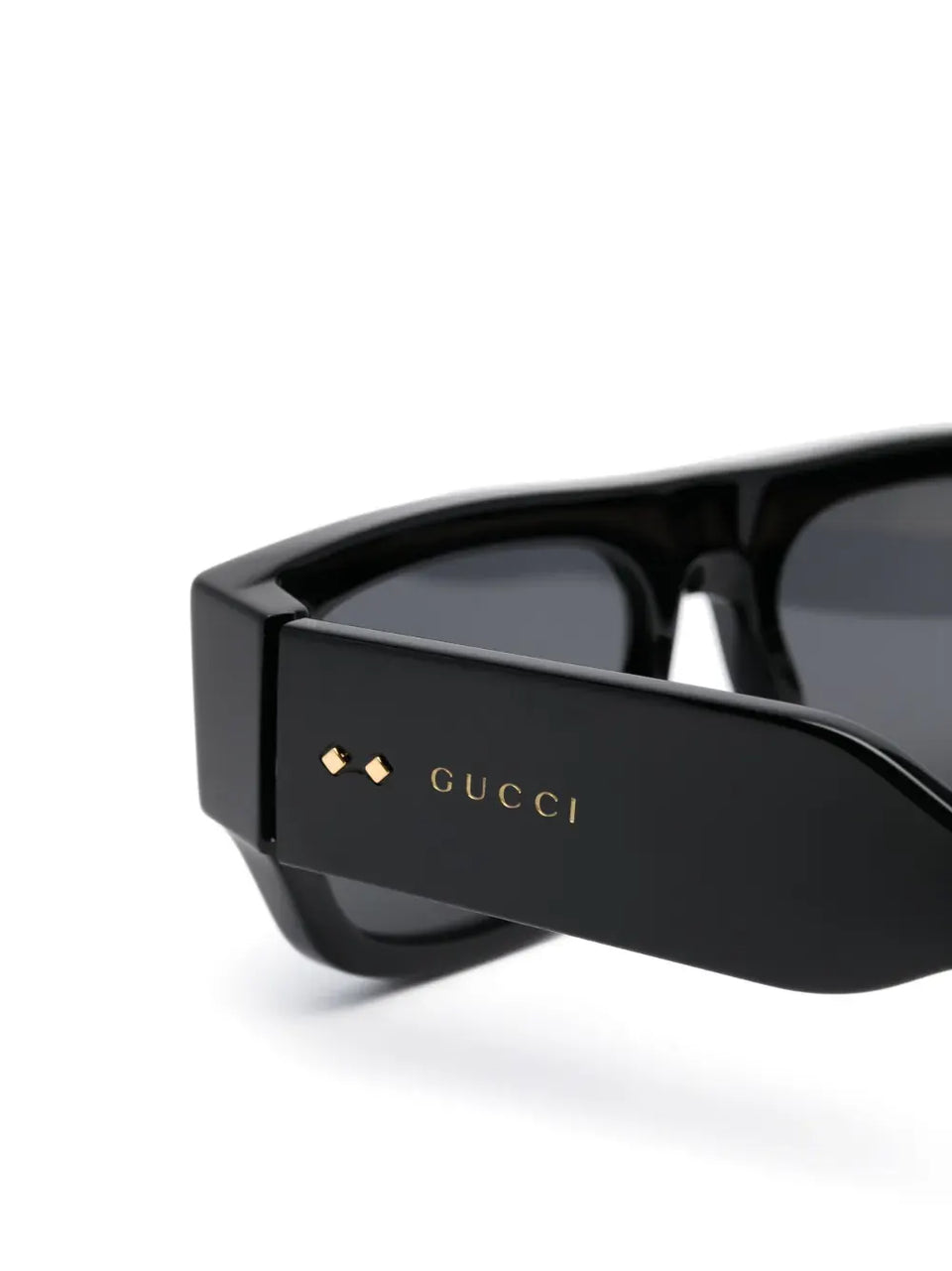 stud square-frame sunglasses
