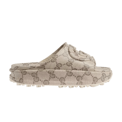 Gucci GG Slide Sandal Interlocking G - Beige Ebony