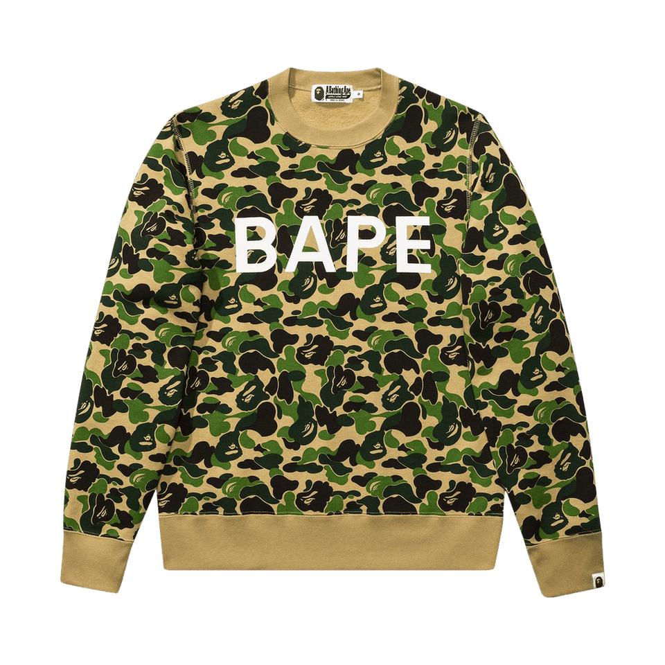 BAPE ABC CAMO Crewneck 'Green'