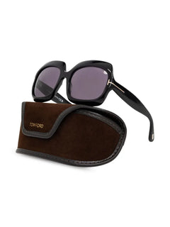 oversize-frame sunglasses