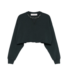 Organic Cotton Cropped Sweatshirt
