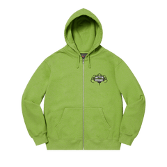 Supreme x Hysteric Glamour Zip Up Hoodie Lime