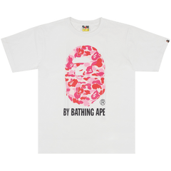 Bape Color Camo T-Shirt White/Pink