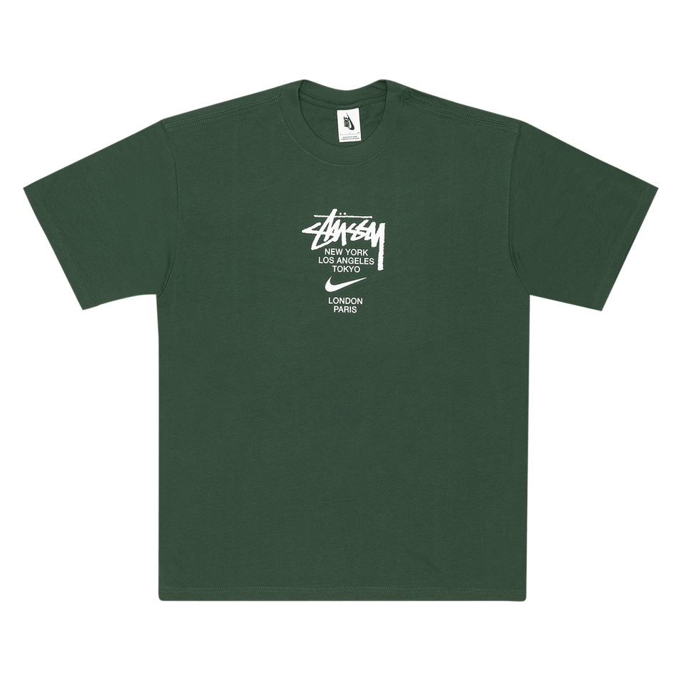 Nike x Stussy International T-Shirt Gorge Green