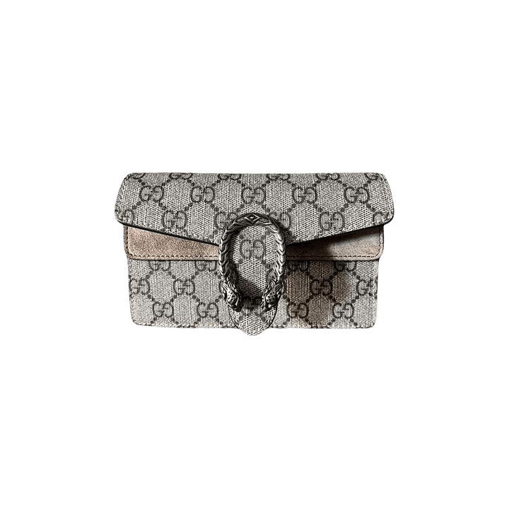 Gucci Dionysus GG Supreme Super Mini Bag Beige