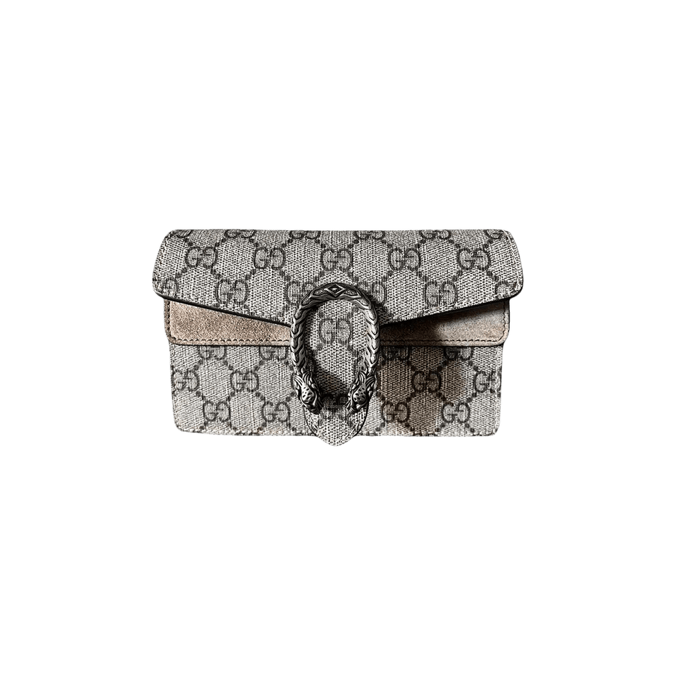 Gucci Dionysus GG Supreme Super Mini Bag Beige