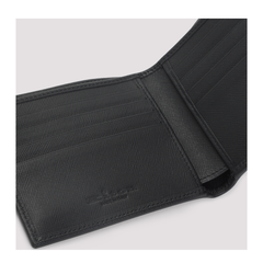 Bifold Leather Wallet - Black