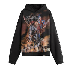 Represent Clo Iron Maiden x Steed Hoodie Black