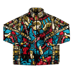 Supreme Saint Michael Fleece Jacket White