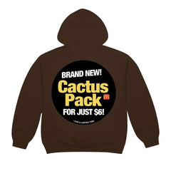 Cactus Jack by Travis Scott x McDonald's Cactus Pack Sticker Hoodie Brown