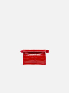 Jacquemus The Small Rond CarreClutch Mini Take-Away Pouch Bag Red