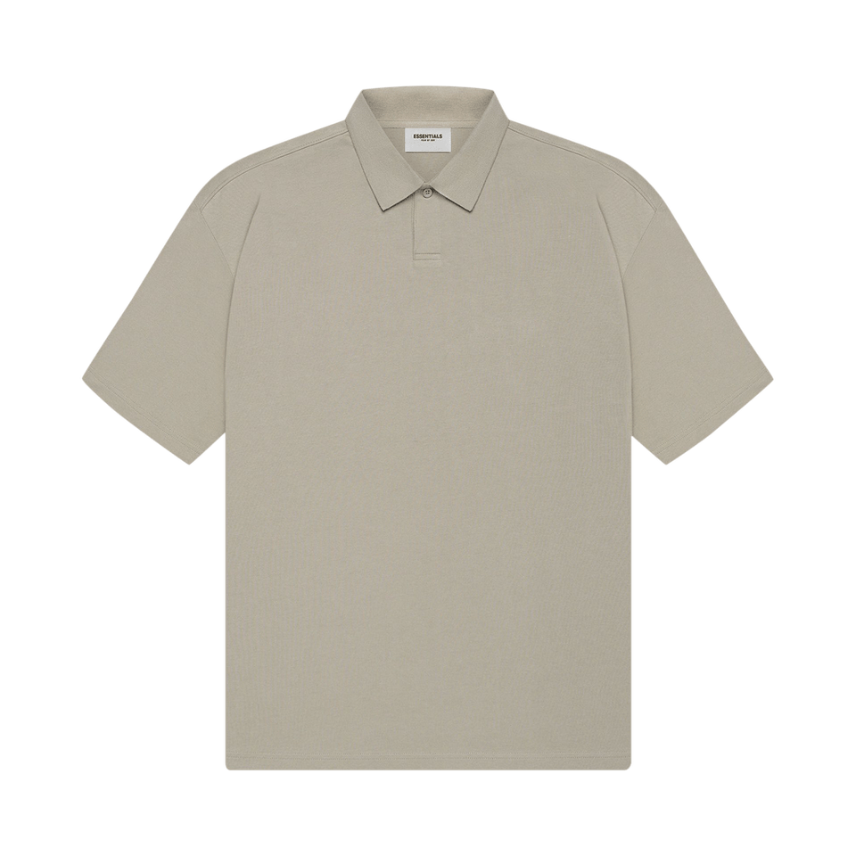 Fear of God Essentials Shorts-Sleeve Polo Moss
