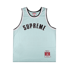 Supreme x Mitchell And Ness Basketball Jersey Light Blue