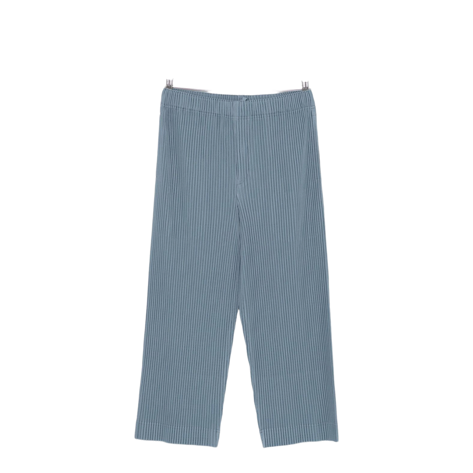Pleated Design Cropped Pants
