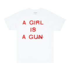 Pleasures Girl Is A Gun T-Shirt White