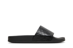 Balmain Calypso Embossed Slide Black